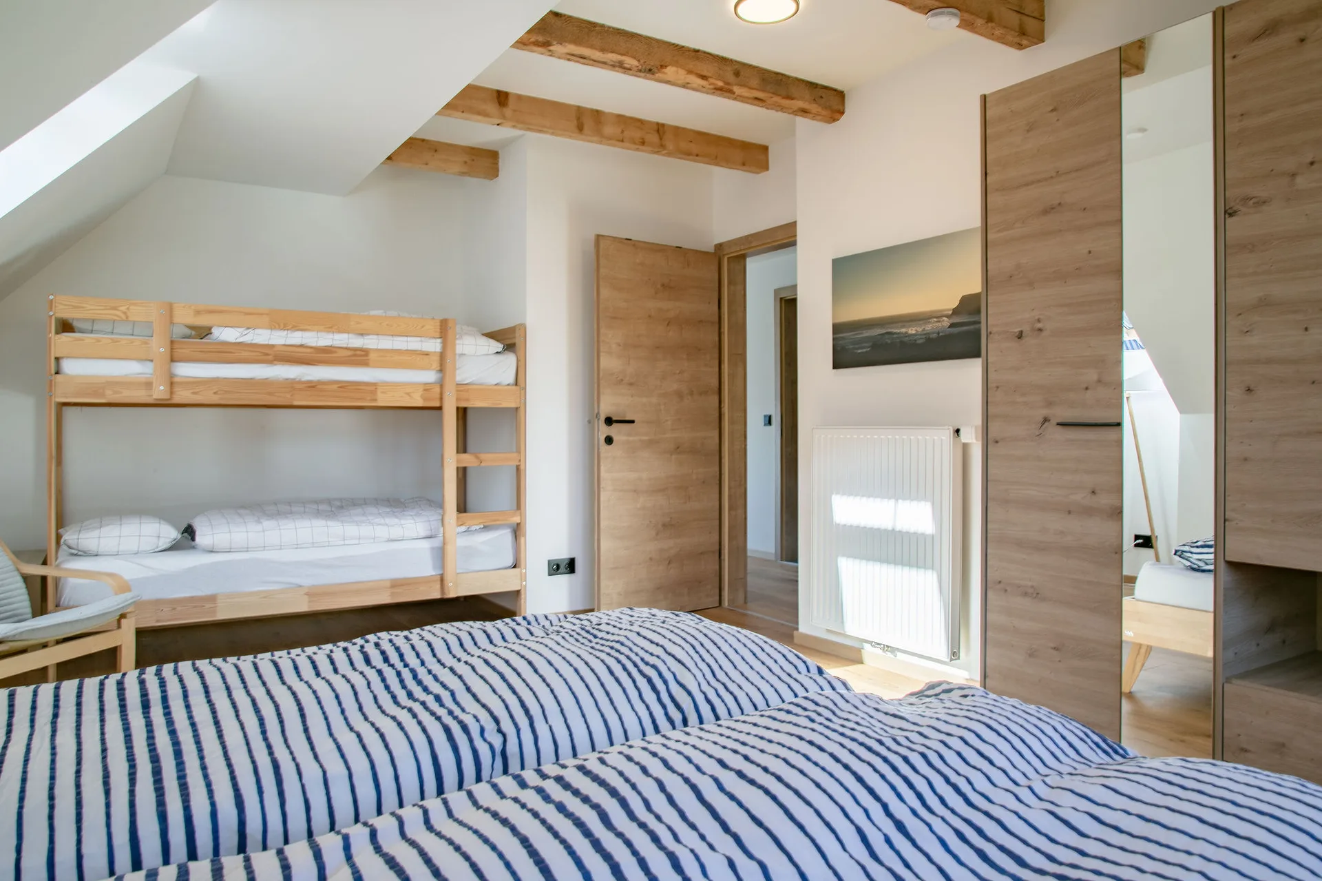 Großes Penthouse Schlafzimmer